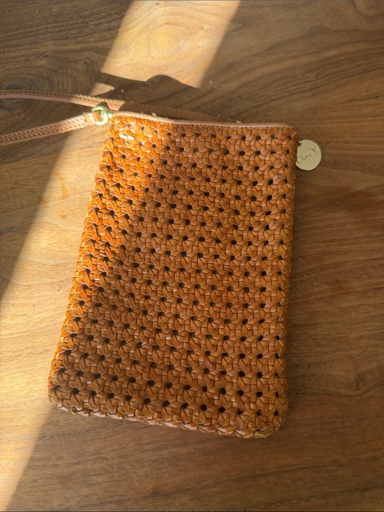Clare V. Handbags - Clare V. Woven Leather Crossbody Pouch